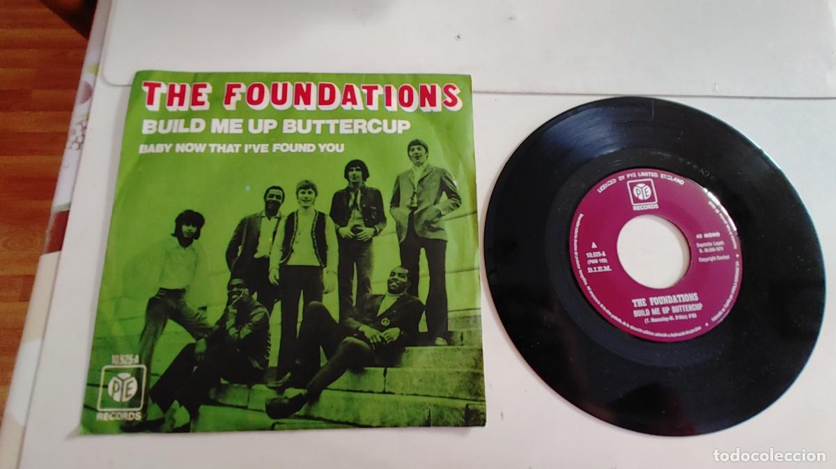 Discos de vinilo: THE FOUNDATIONS-SINGLE BUILD ME UP BUTTERCUP - Foto 1