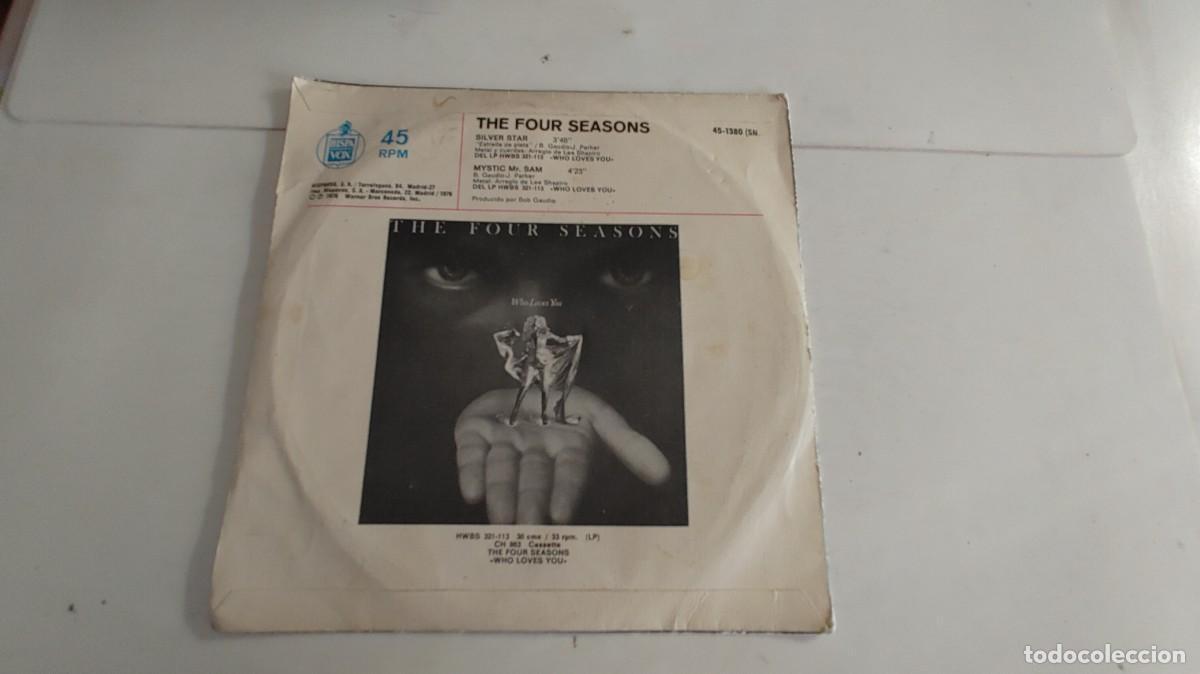 Discos de vinilo: THE FOUR SEASONS-SINGLE SILVER STAR - Foto 2