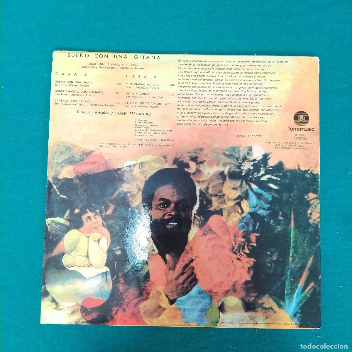 Discos de vinilo: Adalberto Alvarez Y Su Son &ndash; Sue&ntilde;o Con Una Gitana - Foto 2