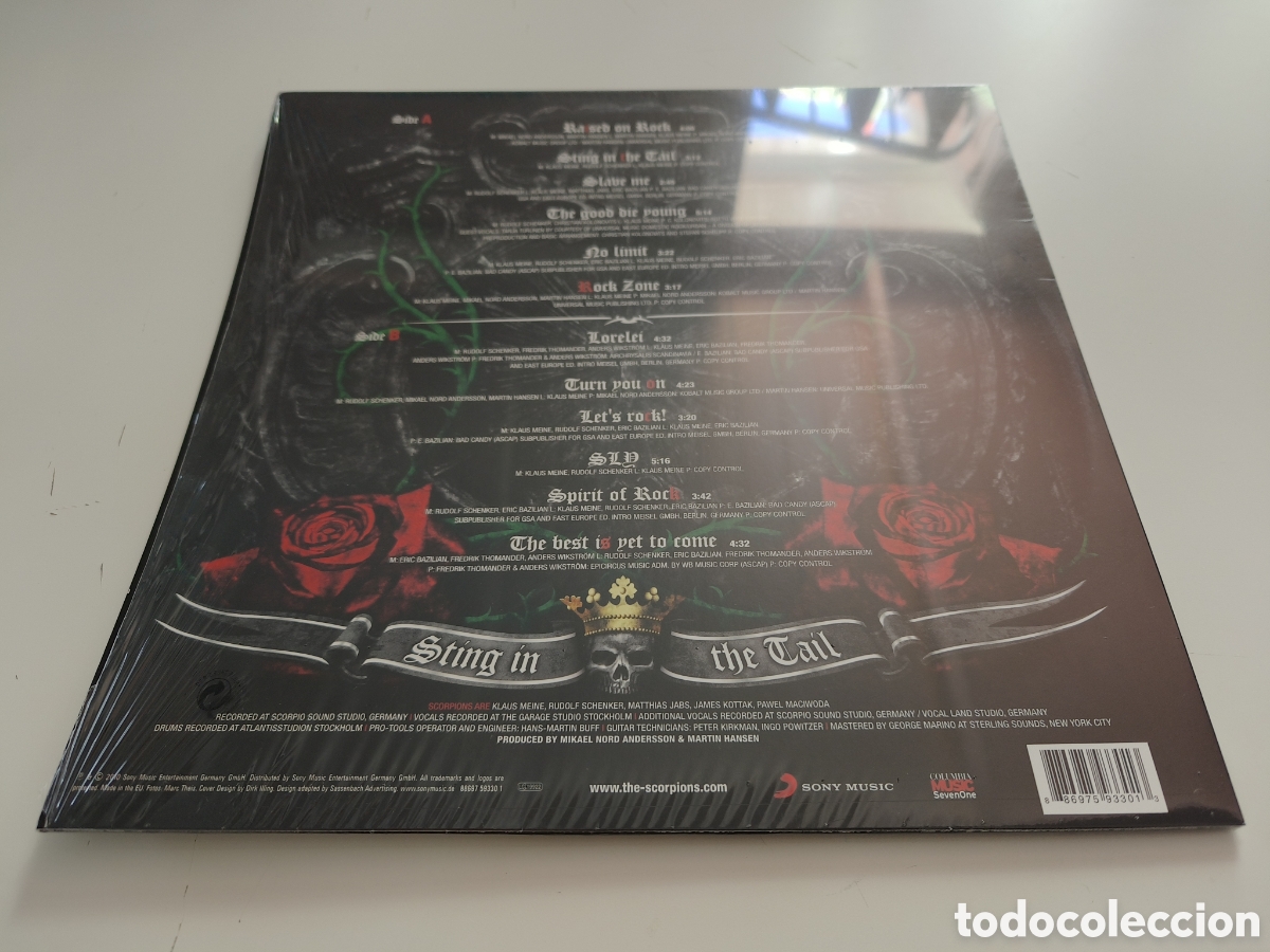 Discos de vinilo: VINILO DE SCORPIONS - STING IN THE TAIL - LEER CONDICIONES DE VENTA - Foto 2