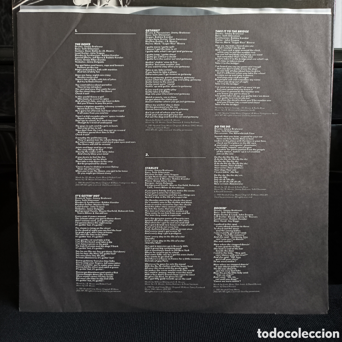 Discos de vinilo: Kurtis Blow - Deuce 1981 US - Foto 4