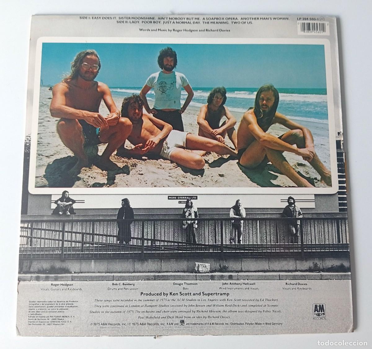 Discos de vinilo: LP SUPERTRAMP - CRISIS?, WHAT CRISIS? - Foto 3