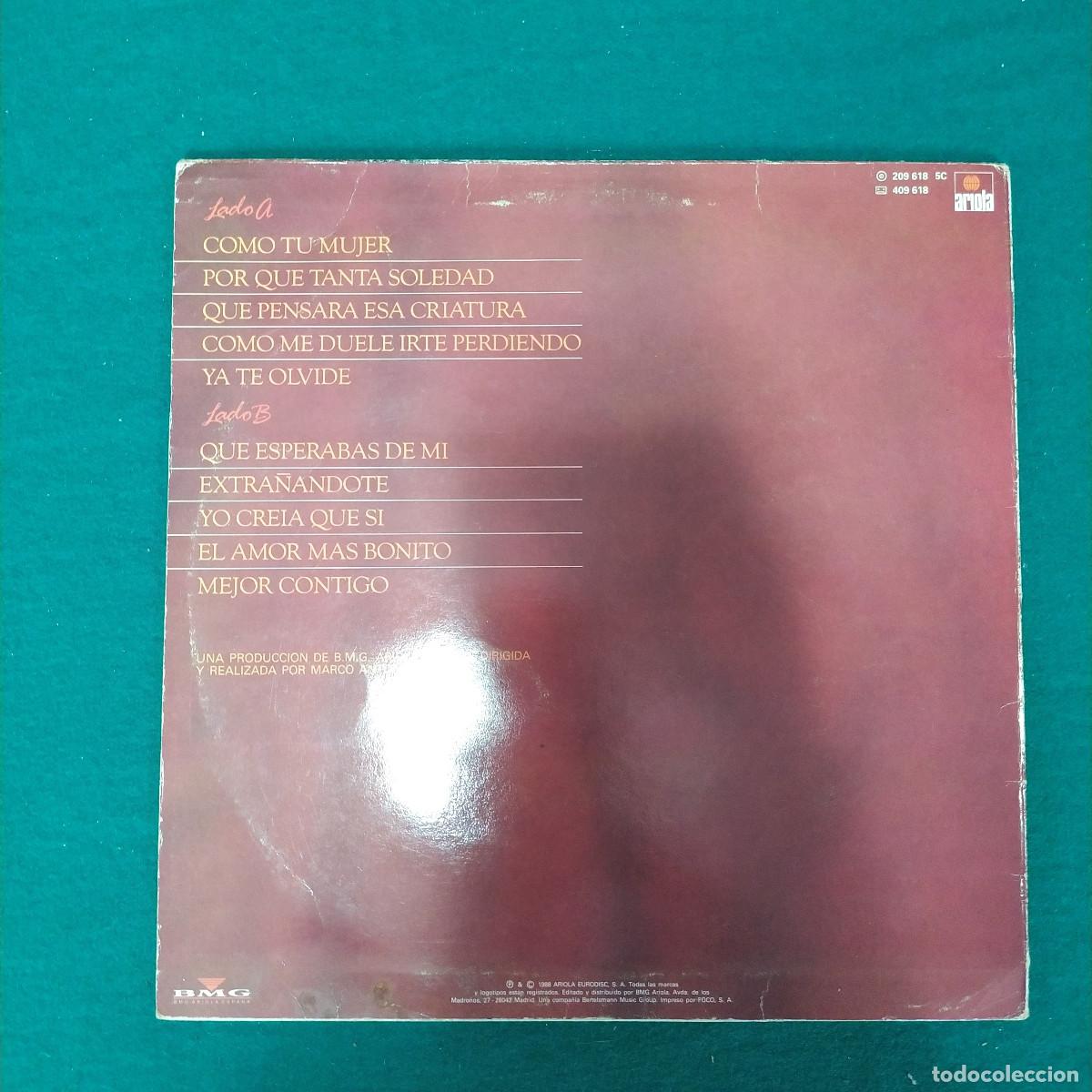 Discos de vinilo: Rocio Durcal &ndash; Como Tu Mujer - Foto 2