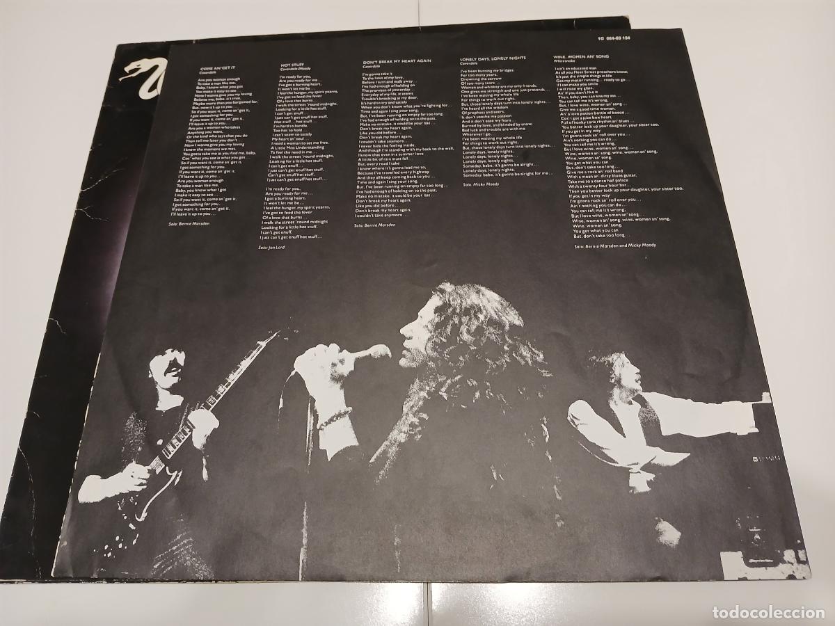 Discos de vinilo: WHITESNAKE -COME ANGET IN- (1981) LP DISCO VINILO - Foto 5