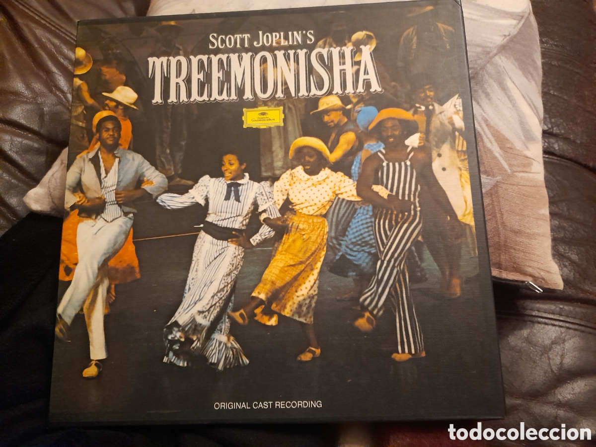 Discos de vinil: Carpeta con dos vinilos. Scot Joplin's . TREEMONISHA