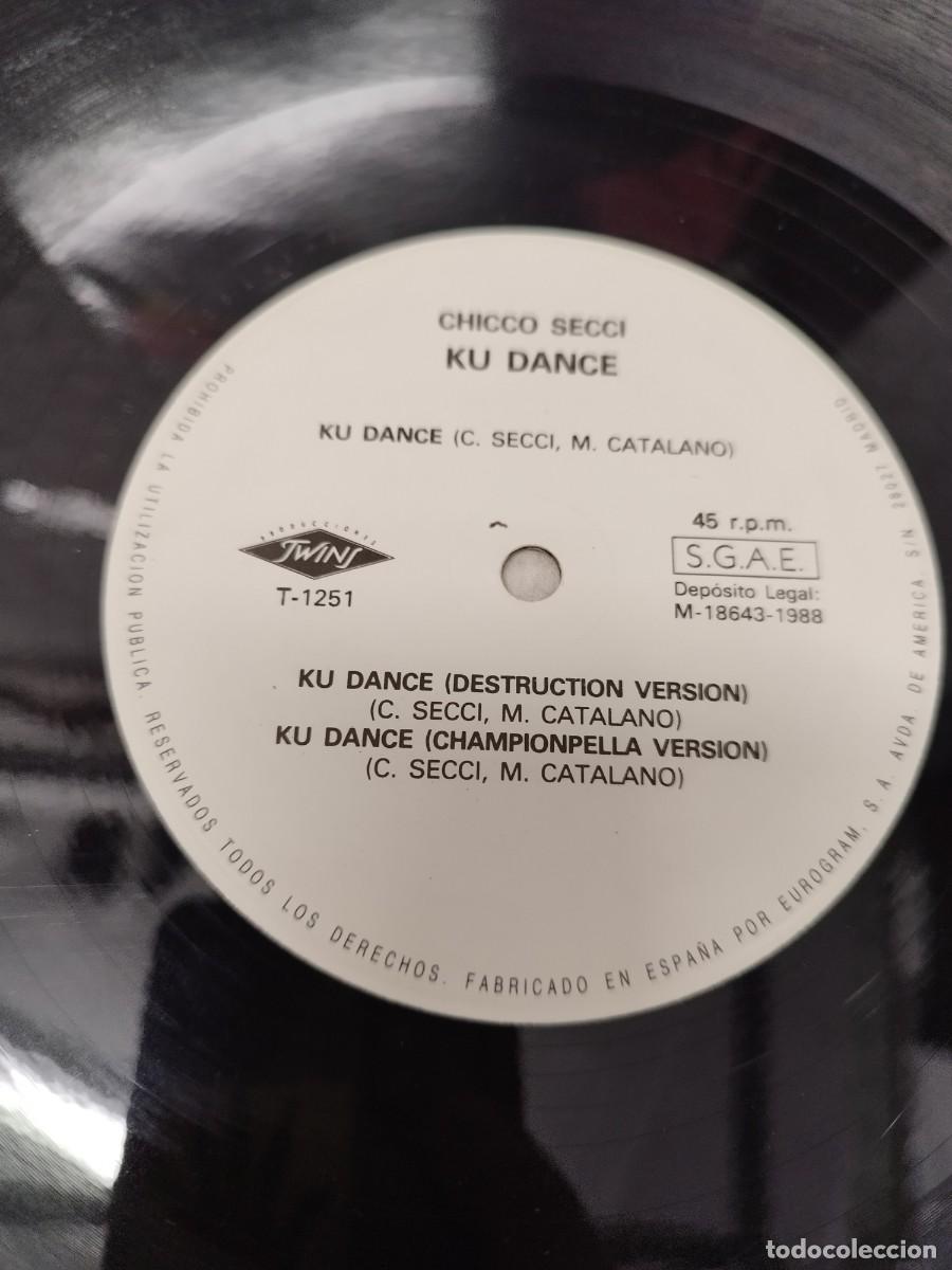 Discos de vinilo: Chicco Secci, Ku dance. Maxi-single 12&rdquo;. - Foto 2