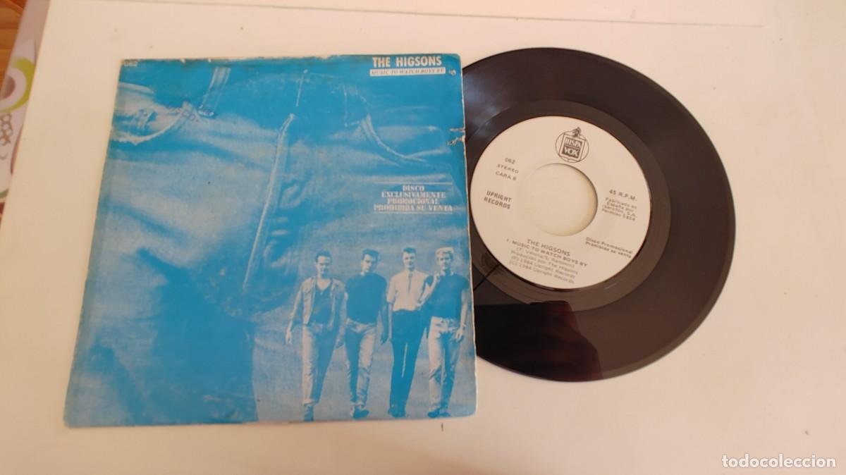 Vinyl records: THE HIGSONS-SINGLE MUSIC TO WATCH BOYS BY-PROMO UNA CARA
