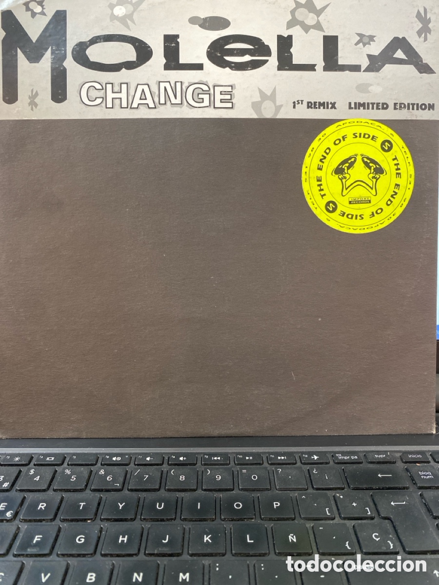 Discos de vinilo: MOLELLA - CHANGE MAXI SINGLE 10 PULGADAS ITALIA - Foto 1