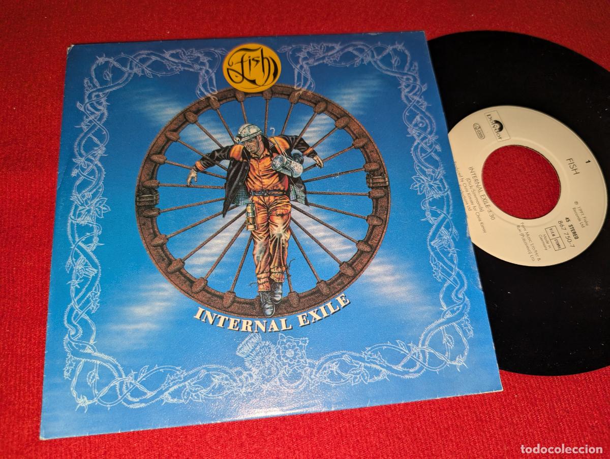Vinyl records: FISH Internal Exile/Carnival man 7'' SINGLE 1991 Polydor GERMANY ALEMANIA