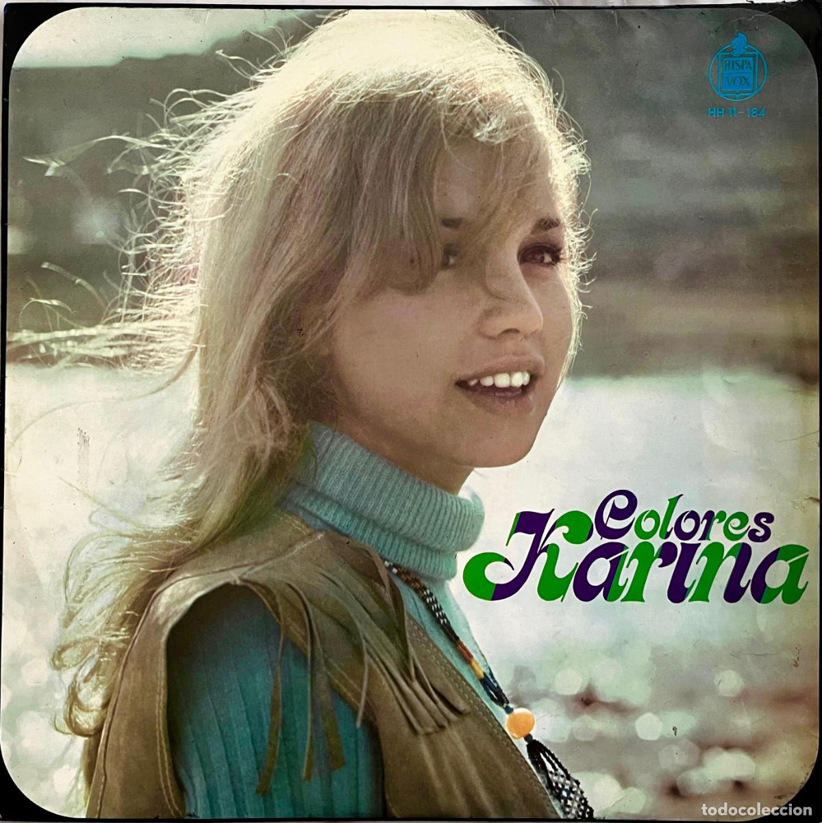 Discos de vinilo: KARINA. COLORES. LP ORIGINAL 1970 VERSI&Oacute;N ESTEREO - Foto 1