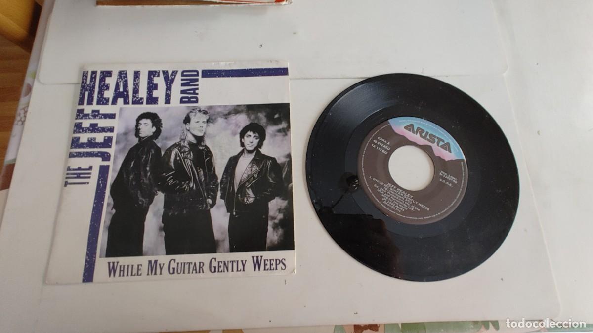 Discos de vinilo: THE JEFF HEALEY BAND-SINGLE WHILE MY GUITAR GENTLY WEEPS - Foto 1