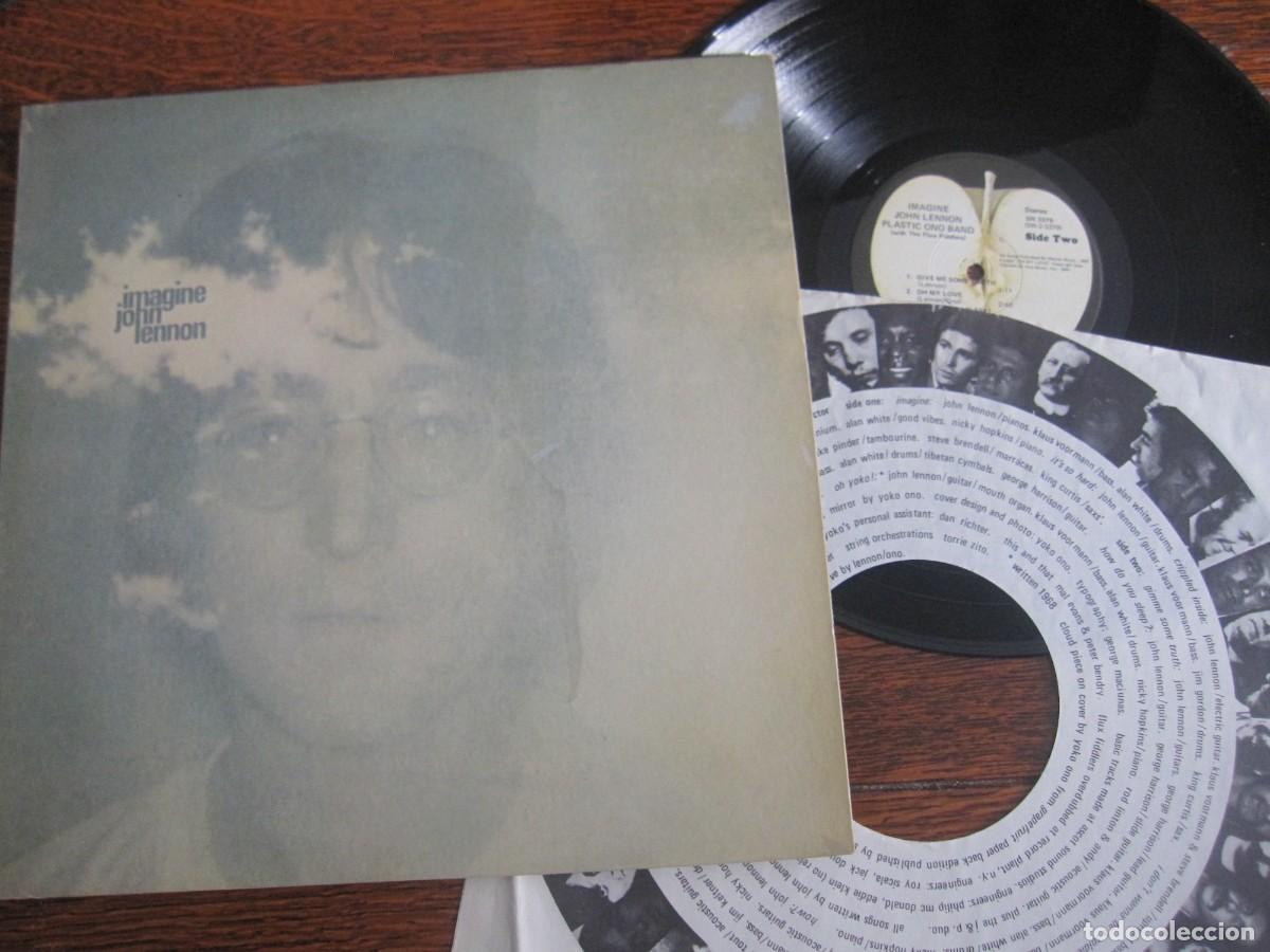 Discos de vinilo: JOHN LENNON &rdquo;Imagine&rdquo; + POSTER + POSTAL - Foto 1