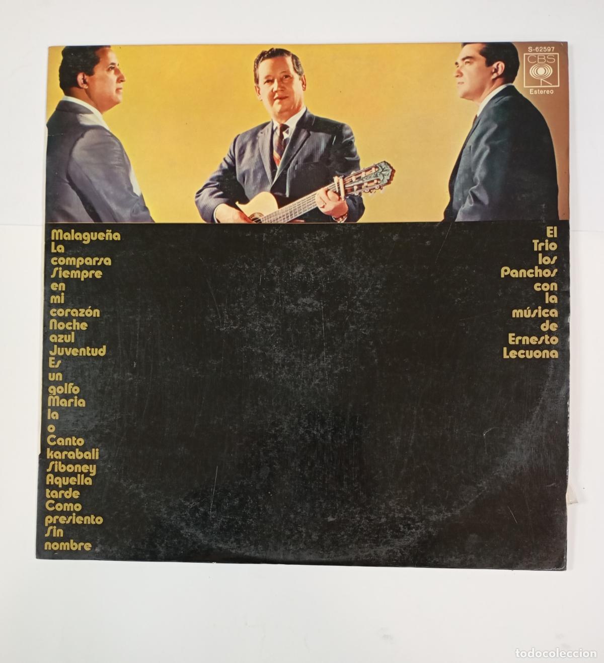 Disques de vinyle: El Tr&iacute;o Los Panchos - Con la m&uacute;sica de Ernesto Lecuona. LP. TDKLP6