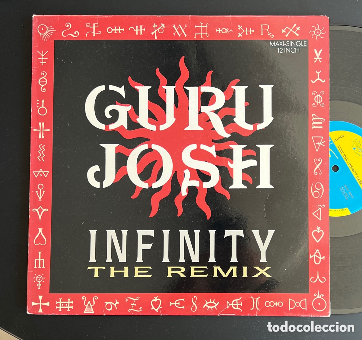 Discos de vinilo: GURU JOSH / INFINITY (THE REMIX ) 1990 - Foto 1