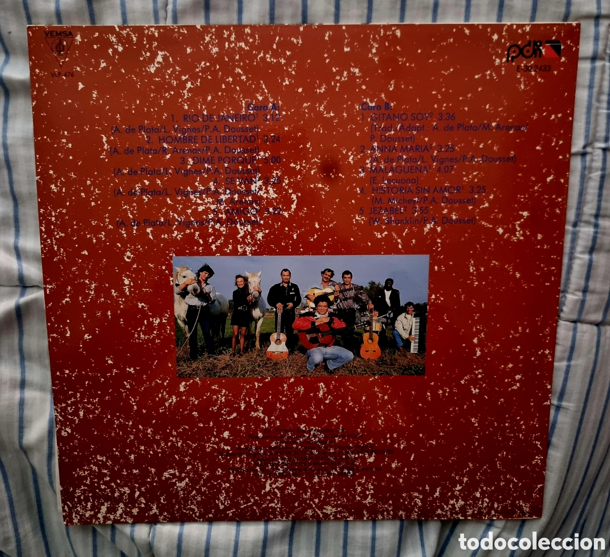 Discos de vinilo: ANTONIO DE PLATA LP 1991 - Foto 2