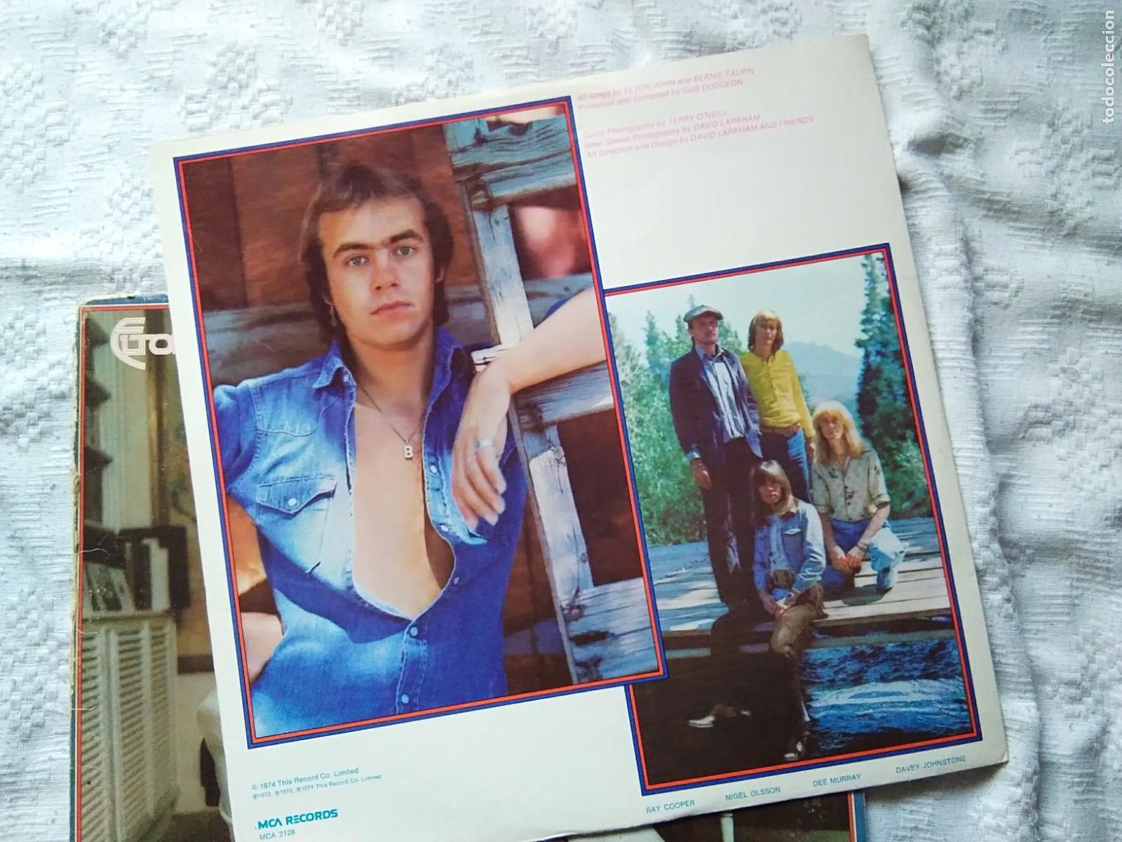 Discos de vinilo: LP ELTON JOHN CREATESTATTS 1974 - Foto 2