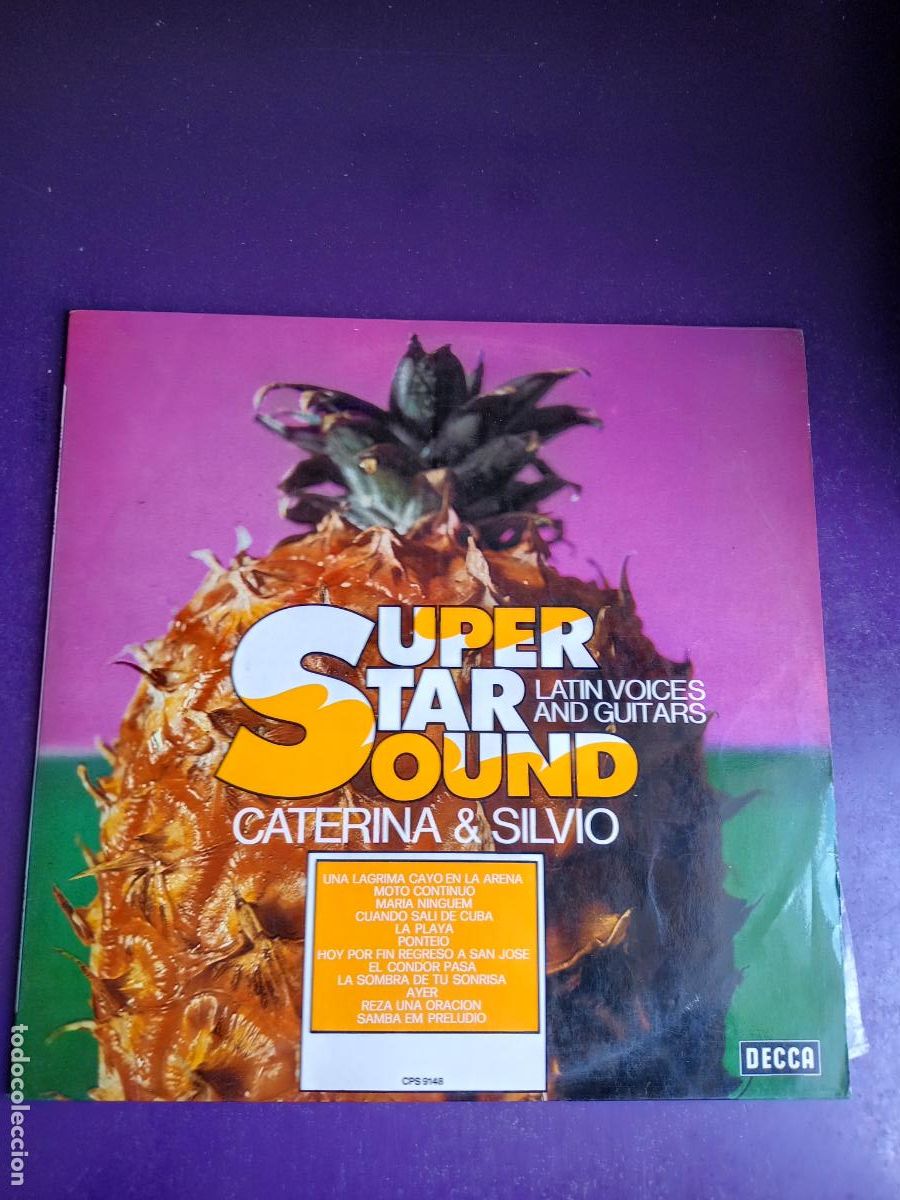Disques de vinyle: Caterina & Silvio Super Star Sound - Latin Voices And Guitars - LP COLUMBIA 1971 LATIN BOSSA JAZZ