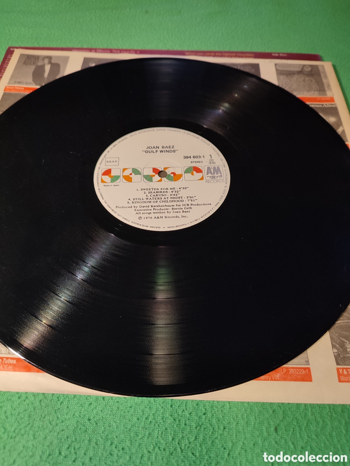 Discos de vinilo: Joan Baez - Gulf winds 1986 Lp - Foto 3