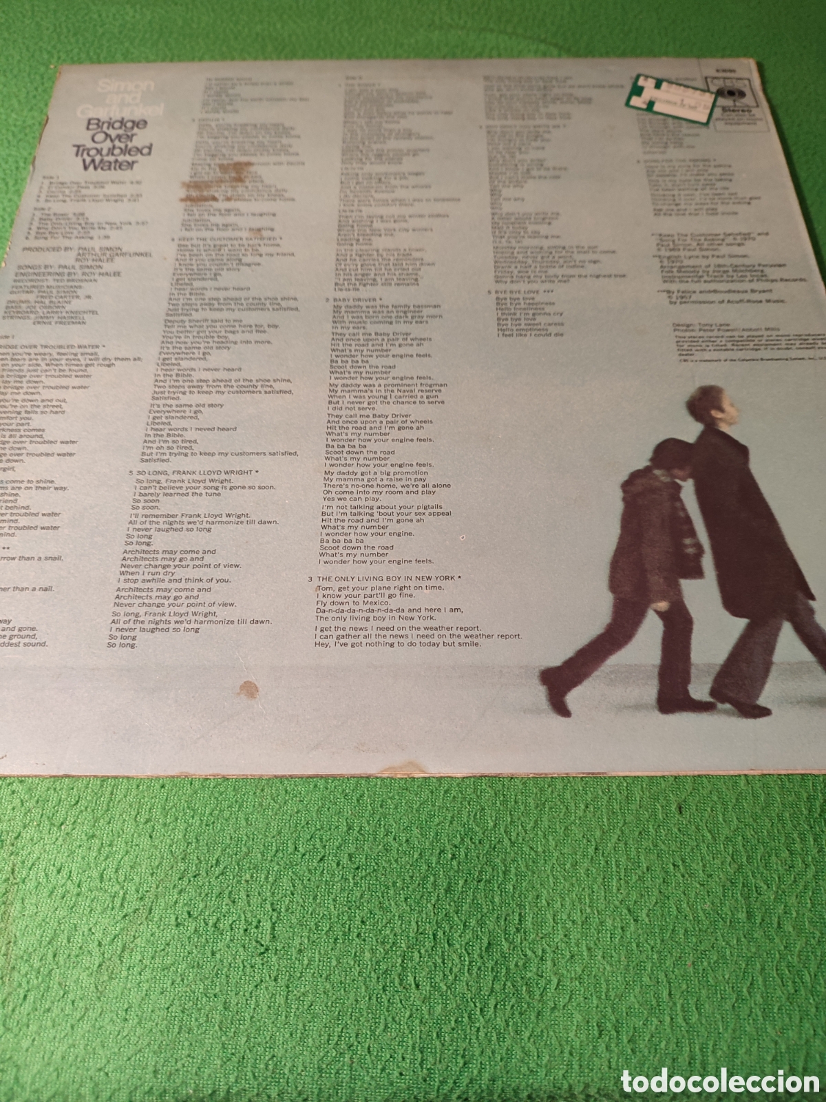 Discos de vinilo: Simon & Garfunkel - Bridge over troubled w&aacute;ter - Foto 2