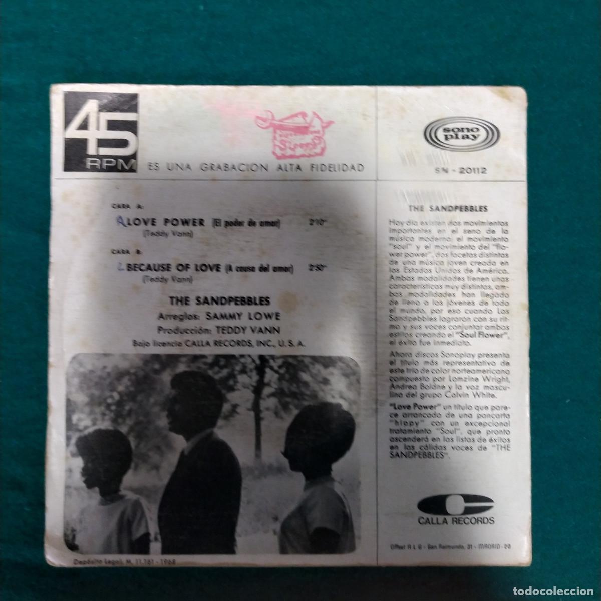 Discos de vinilo: The Sandpebbles &ndash; Love Power - Foto 2