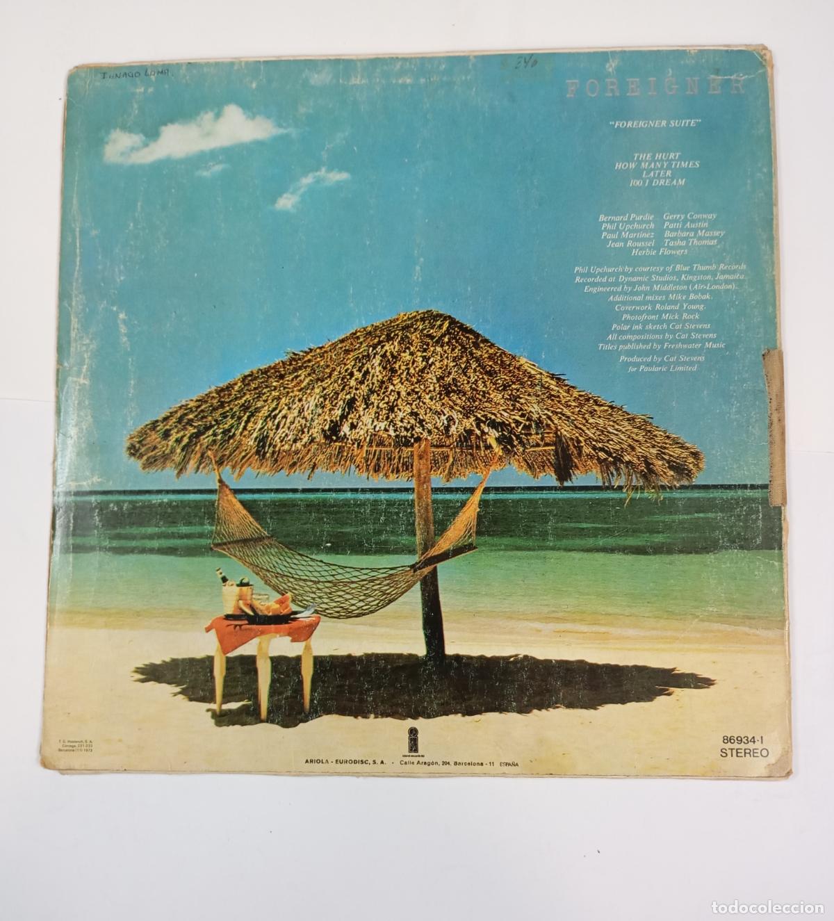 Discos de vinilo: CAT STEVENS. FOREIGNER. Lp. TDKLP18 - Foto 2