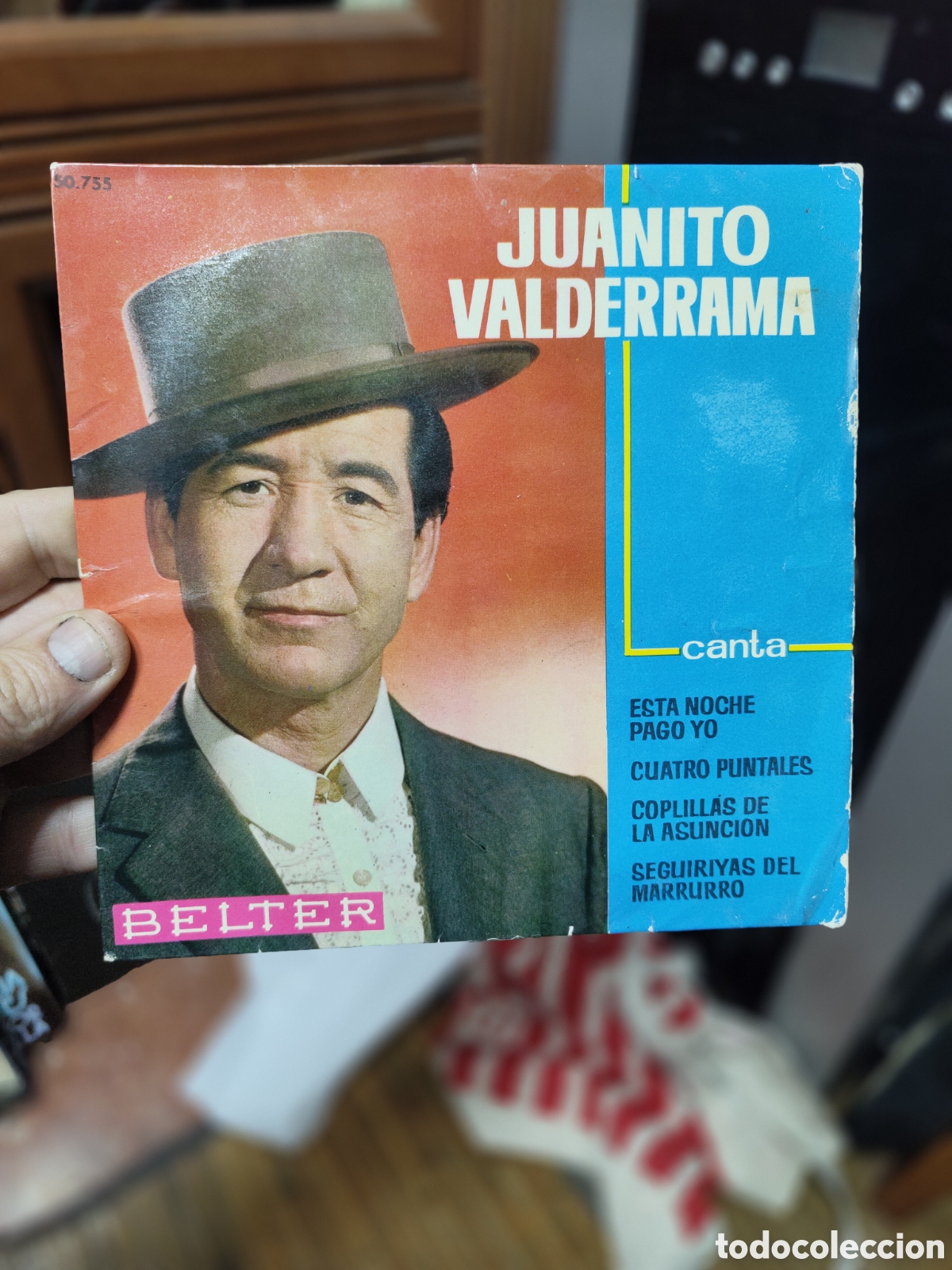 Discos de vinilo: MAXI SINGLE 4 CANCIONES JUANITO VALDERRAMA - Foto 1