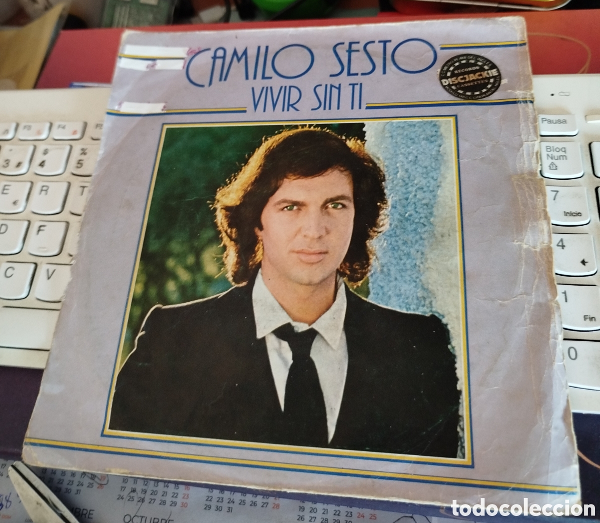 Discos de vinilo: Camilo Sesto - vivir sin ti - Foto 1