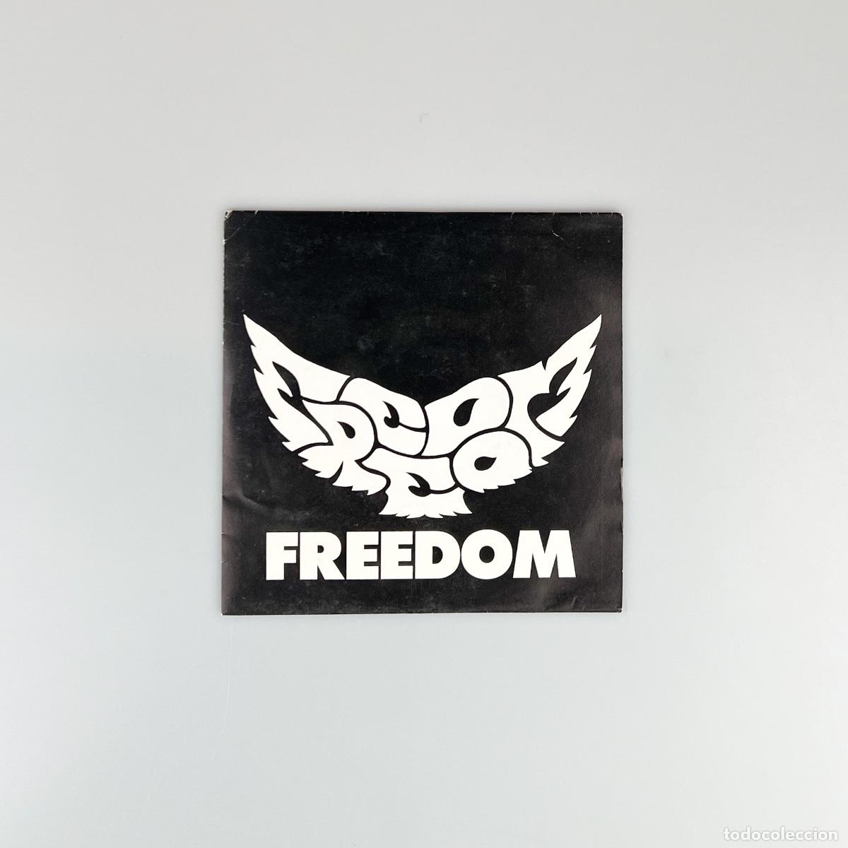 Discos de vinilo: SINGLE. Freedom. Levantate / Sin Mirar Atras (VG+/VG+) - Foto 1
