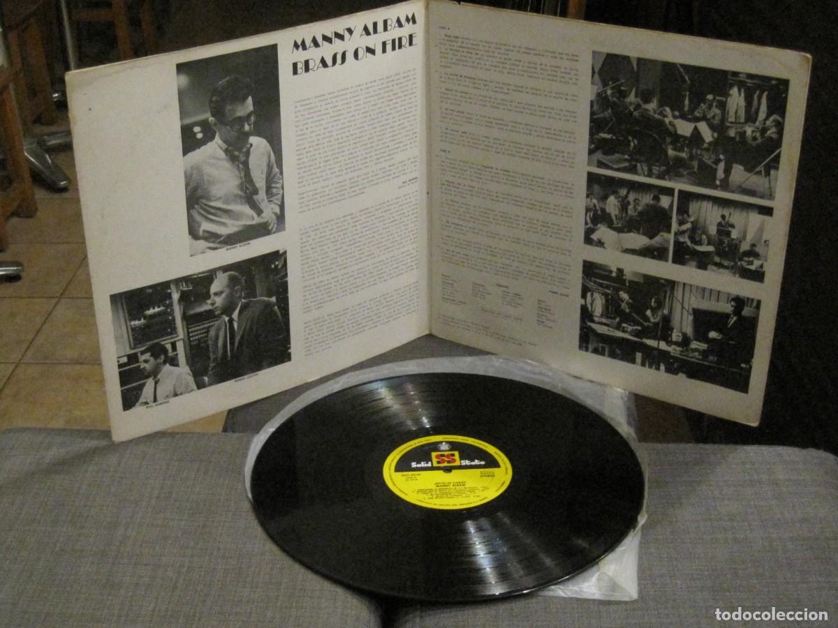 Discos de vinilo: MANNY ALBAM - METAL EN LLAMAS SELLO SOLID STATE 1966. - Foto 4