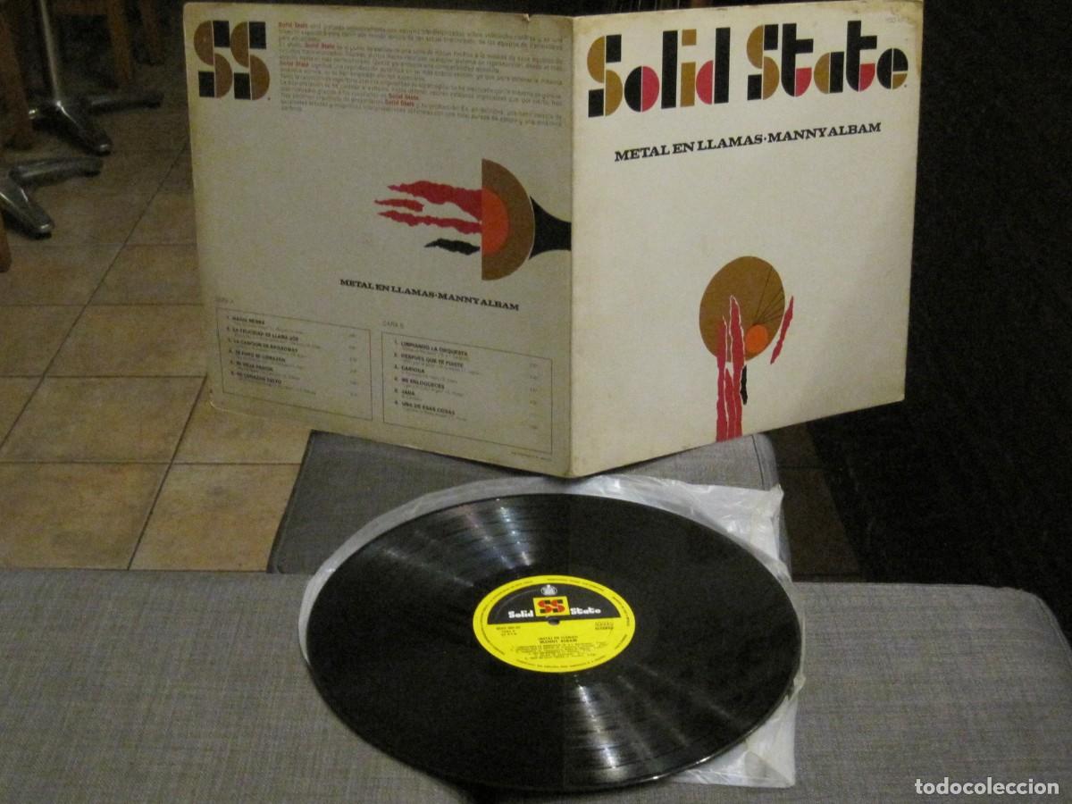 Discos de vinilo: MANNY ALBAM - METAL EN LLAMAS SELLO SOLID STATE 1966. - Foto 5