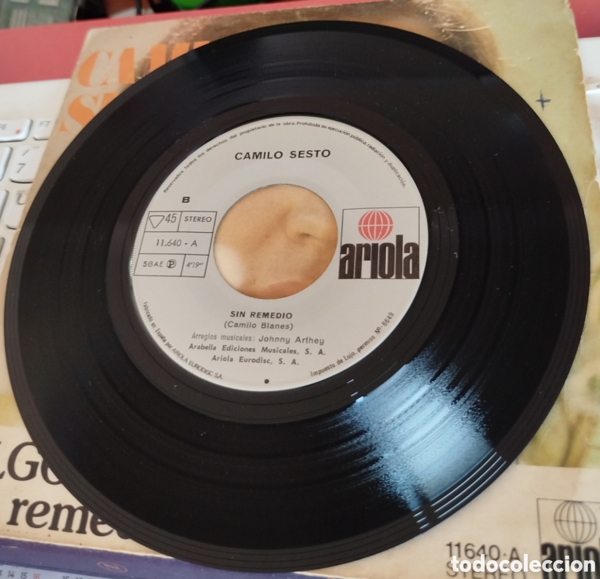 Discos de vinilo: Camilo Sesto - Algo mas - Foto 3