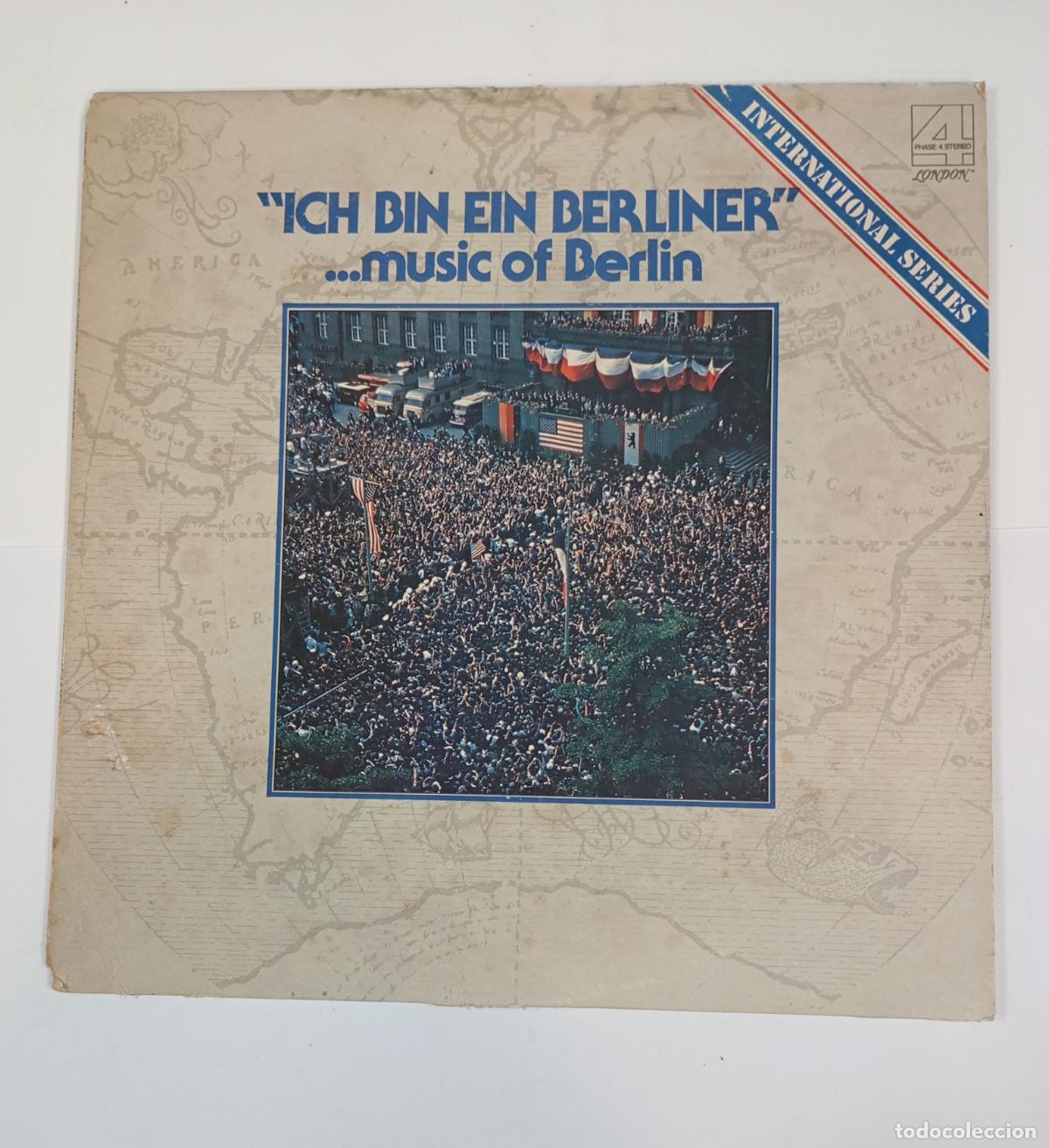 Discos de vinil: ICH EIN BIN BERLINER. MUSIC OF BERLIN. LP. TDKLP2