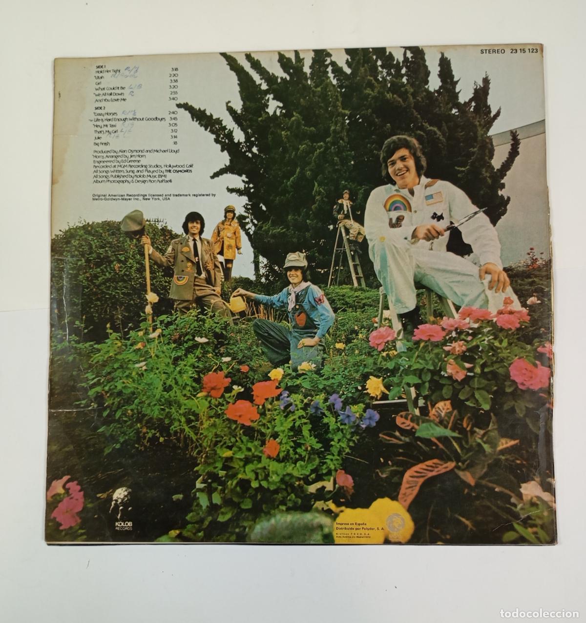 Discos de vinilo: THE OSMONDS - CRAZY HORSES. LP. TDKLP18 - Foto 2