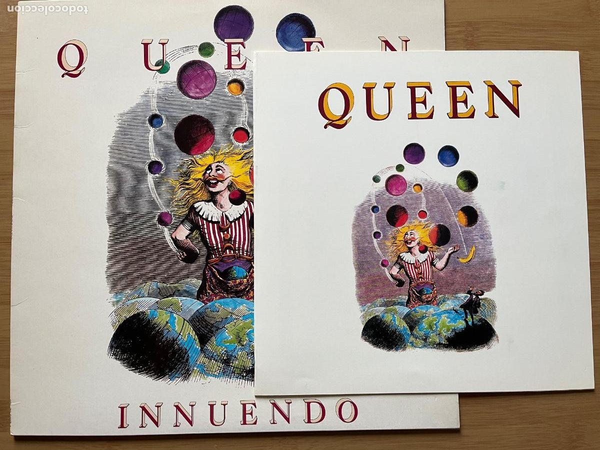 Discos de vinilo: QUEEN. Innuendo (vinilo lp + libreto 1990) - Foto 1