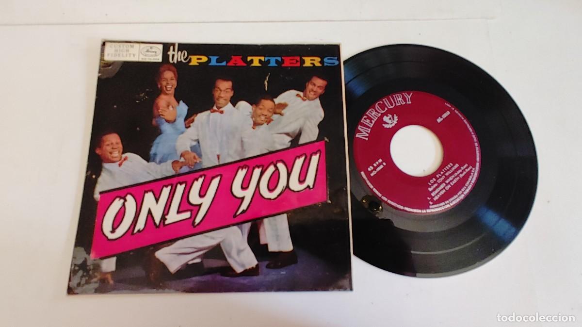 Discos de vinilo: THE PLATTERS-EP ONLY YOU +3 - Foto 1