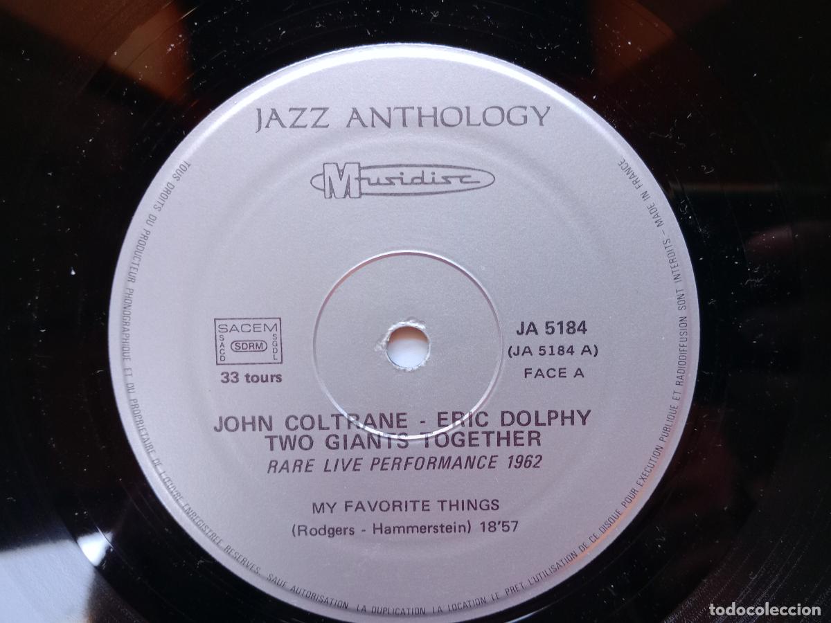 Discos de vinilo: John Coltrane - Eric Dolphy - two giants together / rare live performance 1962 - Foto 3