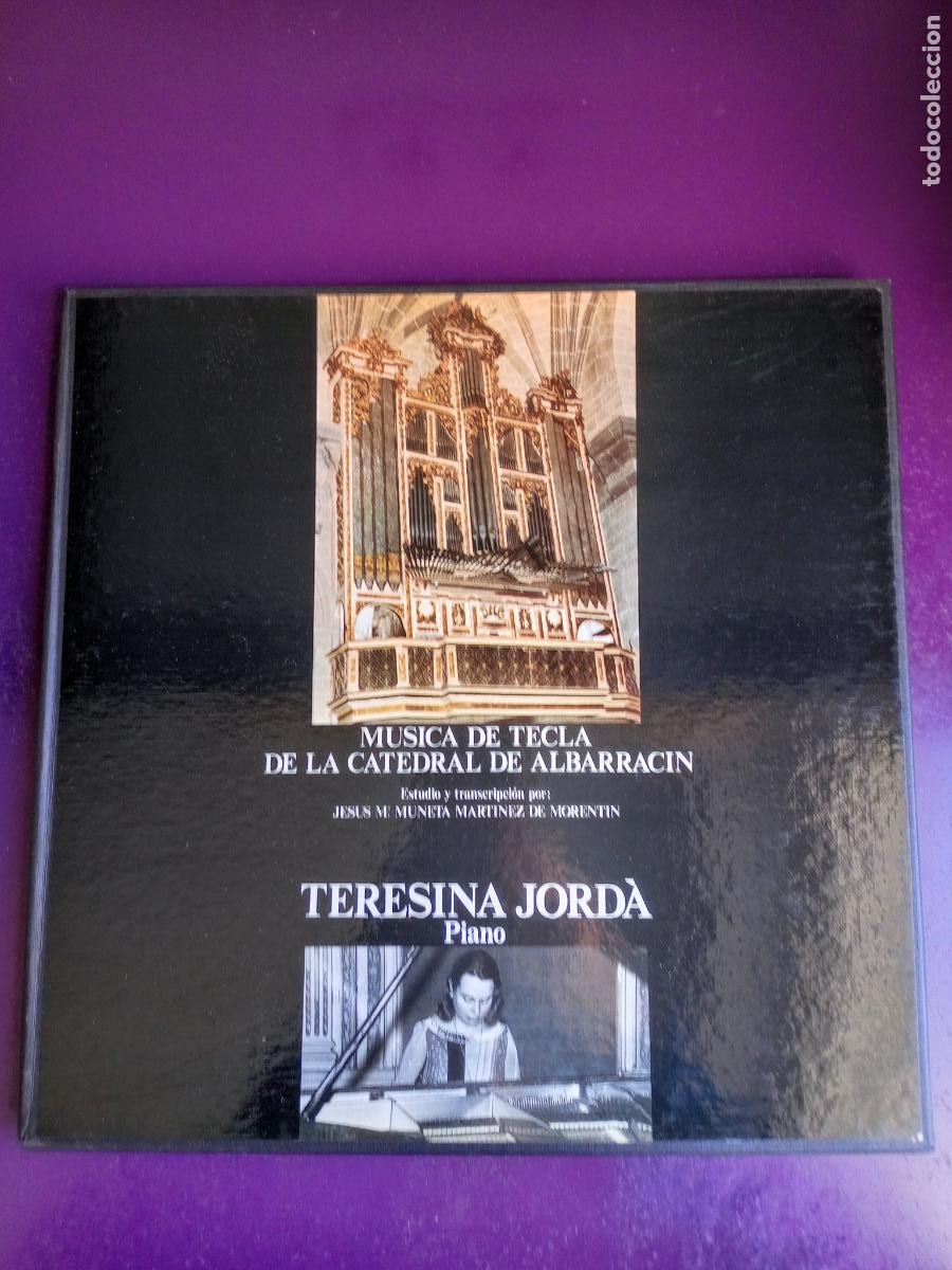 Discos de vinil: MUSICA DE TECLA EN LA CATEDRAL DE ALBARRACIN - TERESINA JORDA, PIANO - CAJA 3 LP 1987 - SIN USO