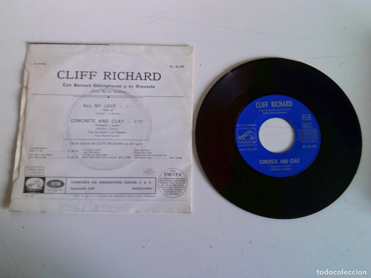 Discos de vinilo: Single Cliff Richard All my love - Foto 2