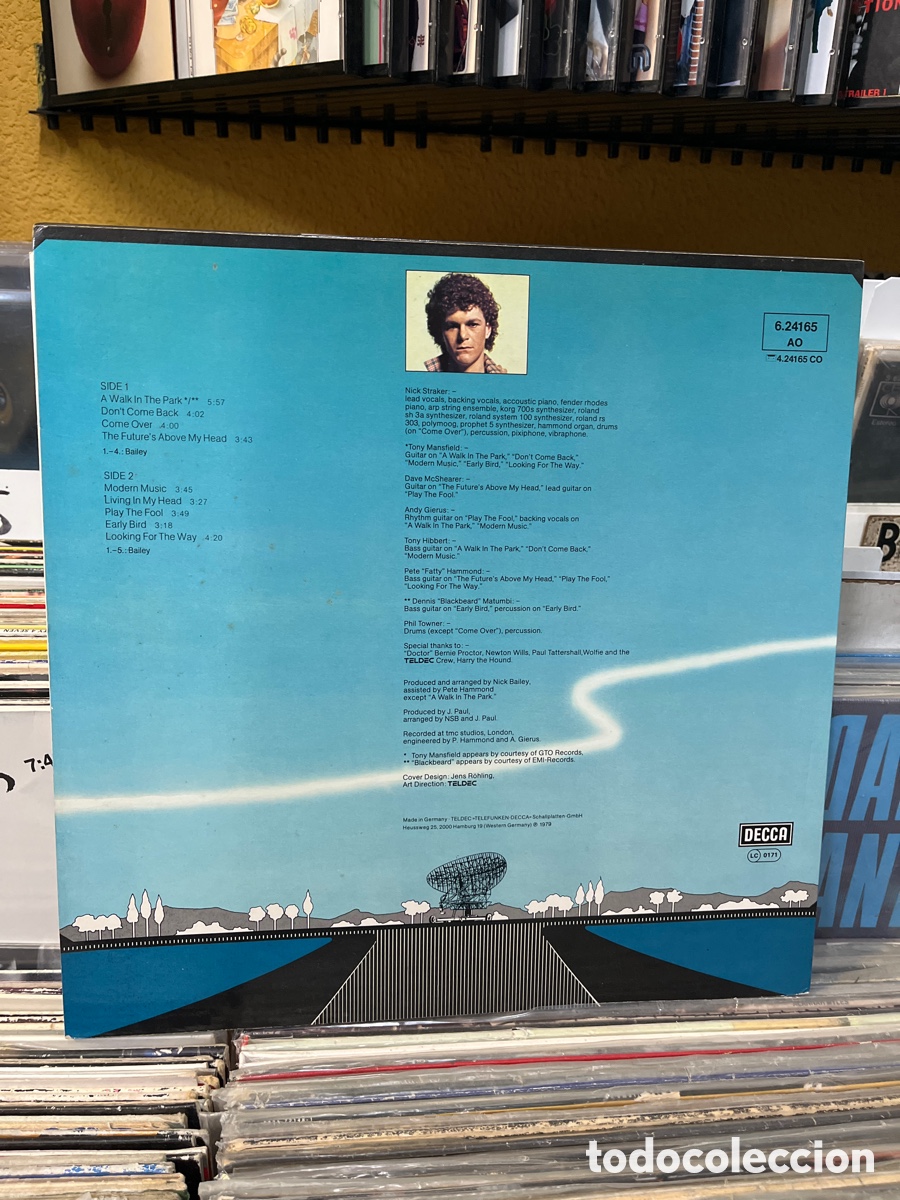Discos de vinilo: nick straker band future s above my head - Foto 2