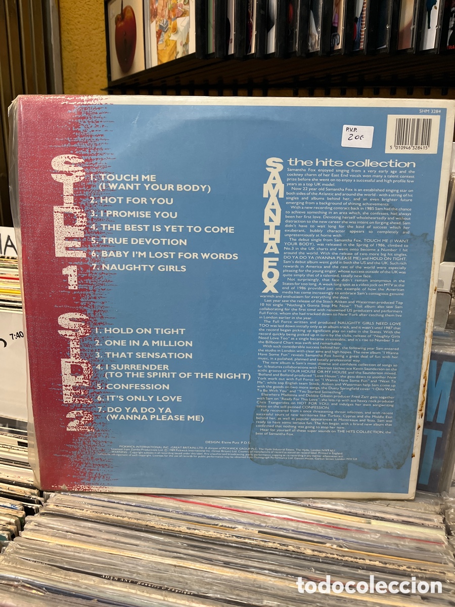 Discos de vinilo: samantha fox the hits collection - Foto 2