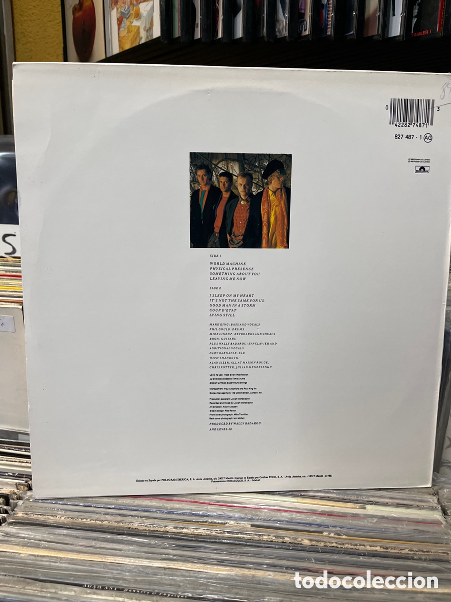 Discos de vinilo: level 42 world machine - Foto 2