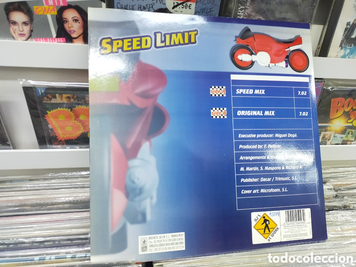 Discos de vinilo: Speed limit vol.5 maxi Espa&ntilde;a 1997 - Foto 2