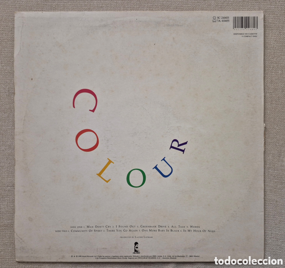 Discos de vinilo: Disco vinilo The Christians Colour - Foto 2