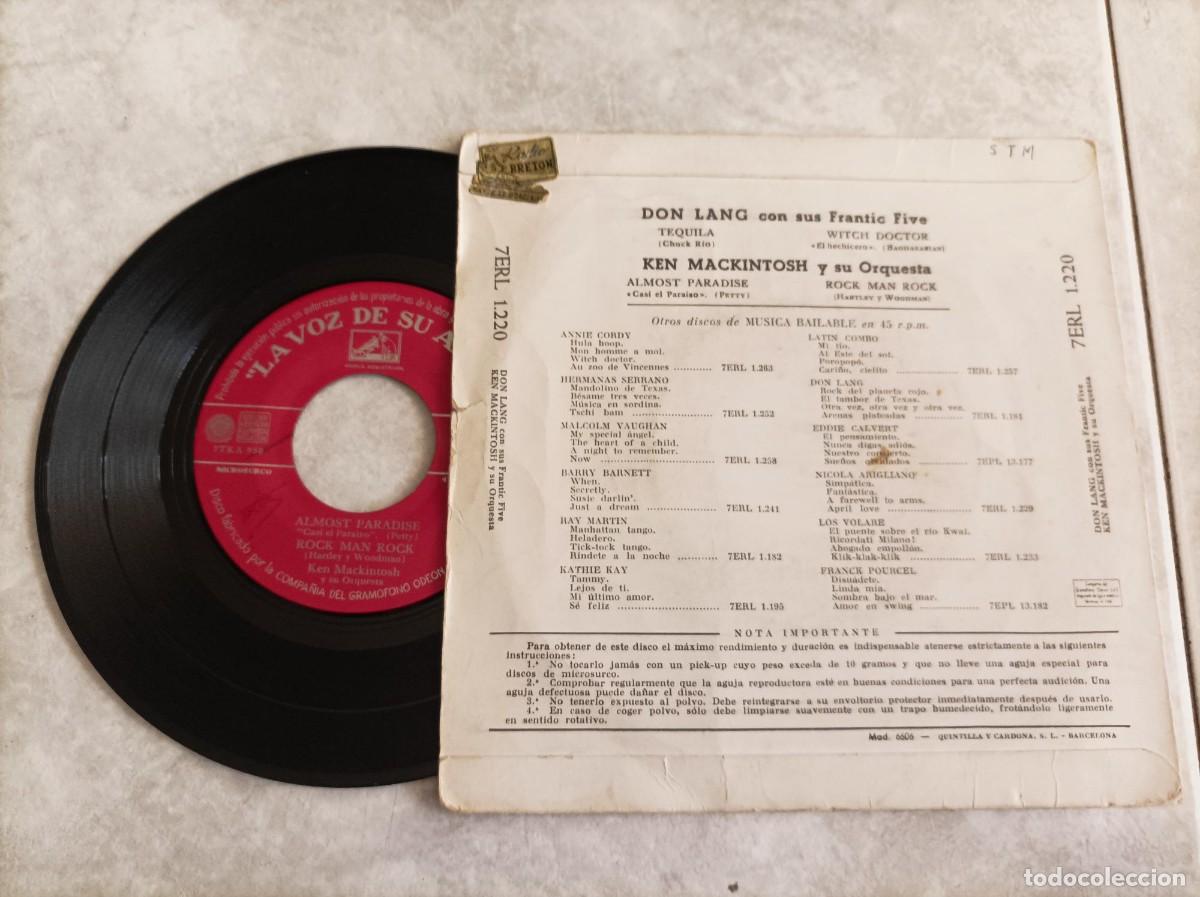 Discos de vinilo: Don Lang -Ken Mackintosh ep - Foto 2