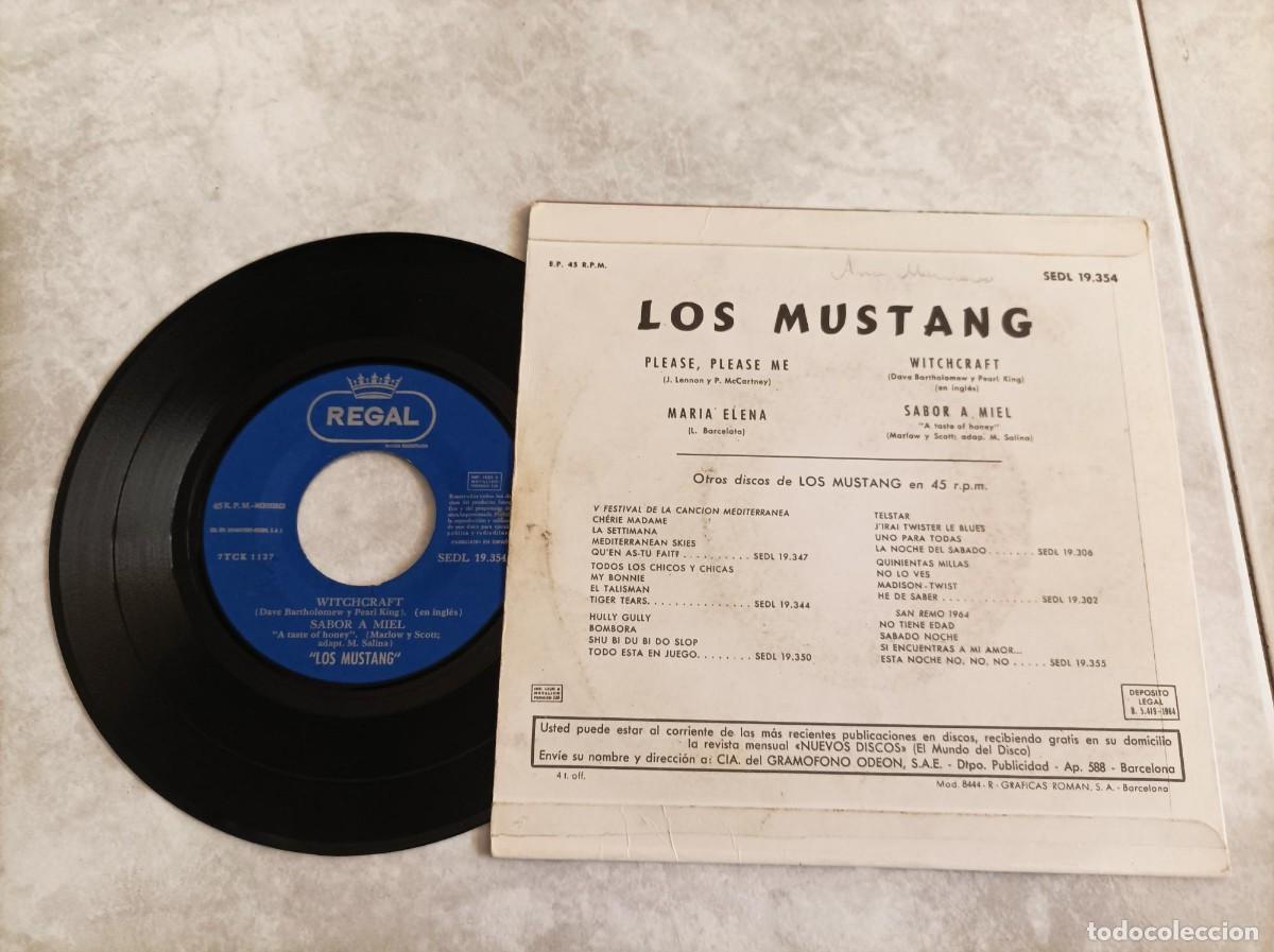 Discos de vinilo: Los Mustang ep please please me - Foto 2