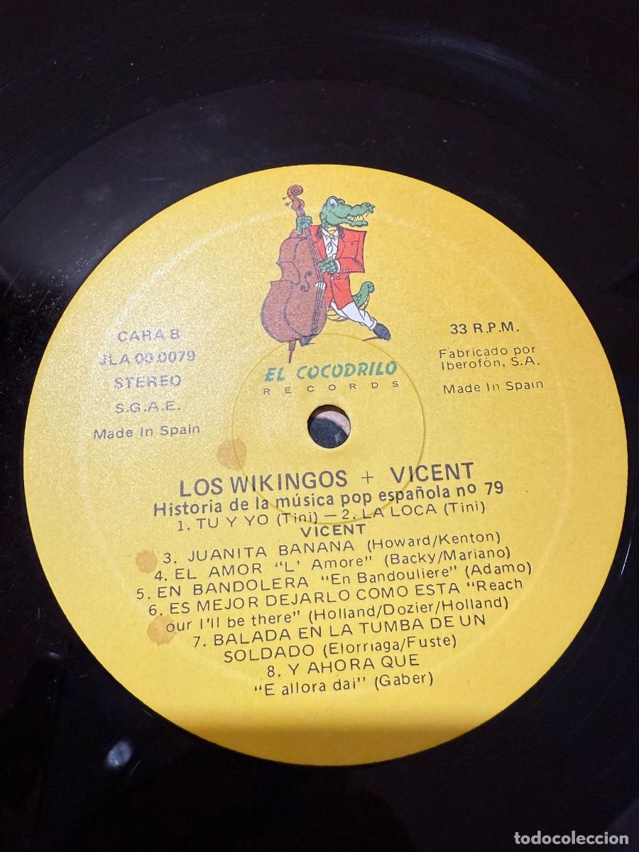 Discos de vinilo: LP LOS WIKINGOS + VICENT - Foto 4