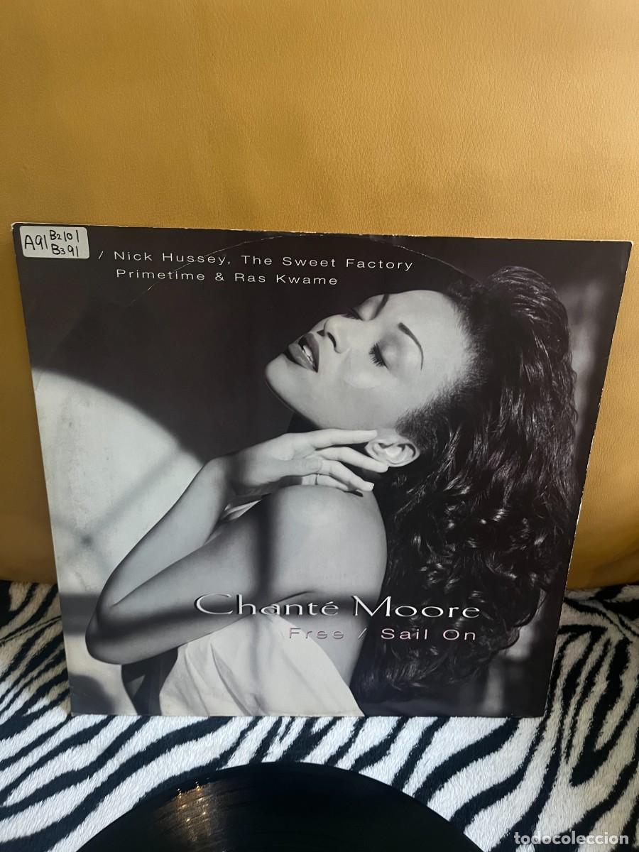 Discos de vinilo: Chant&eacute; Moore Free / Sail On - Foto 1