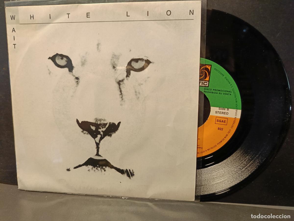 Discos de vinilo: WHITE LION WAIT SINGLE SPAIN 1975 PDELUXE - Foto 1