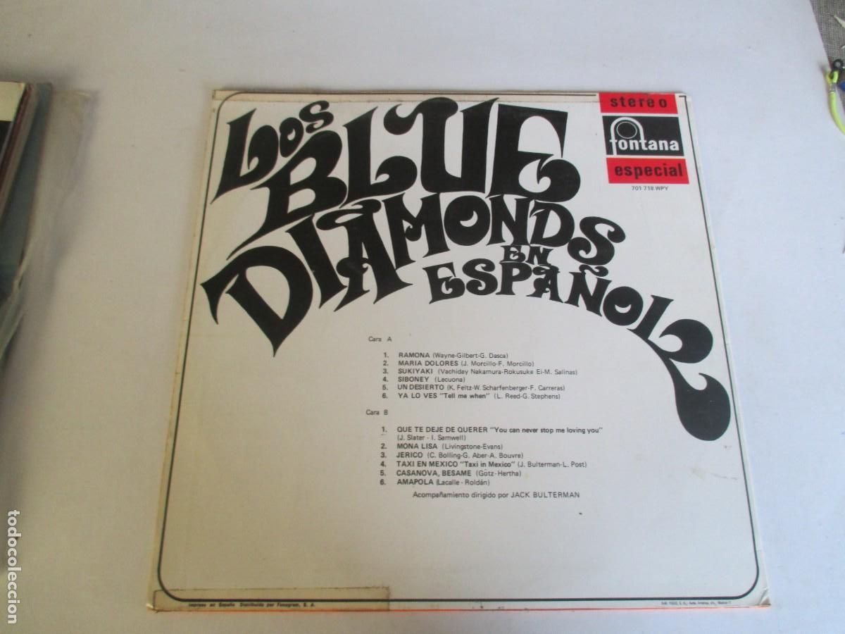 Discos de vinilo: LOS BLUE DIAMONDS EN ESPA&Ntilde;OL Z175 - Foto 2