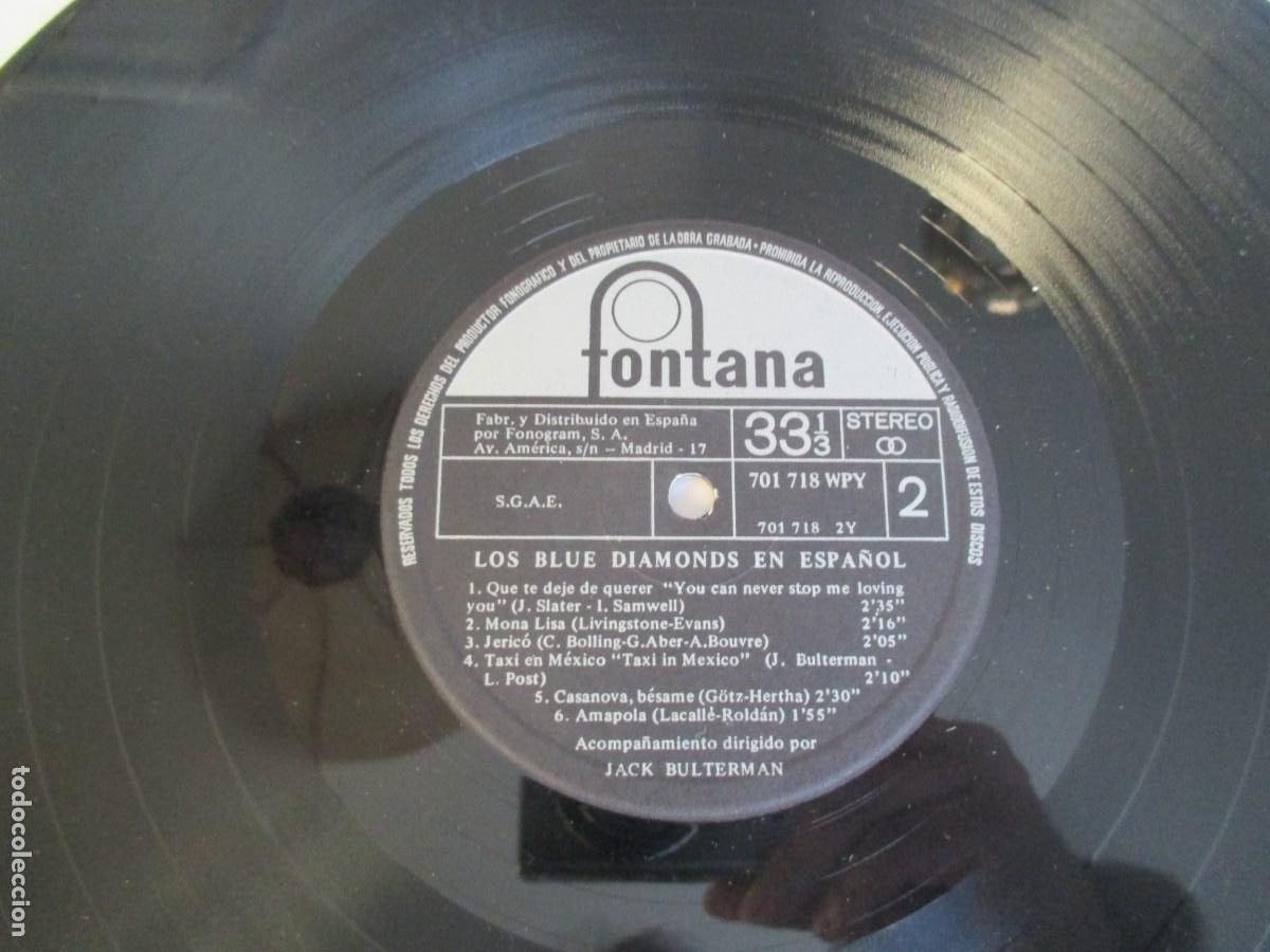 Discos de vinilo: LOS BLUE DIAMONDS EN ESPA&Ntilde;OL Z175 - Foto 4